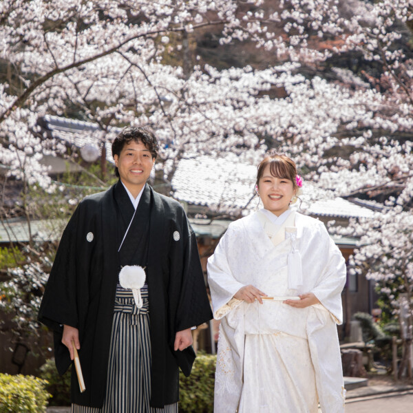 撮影：敦賀市 金崎宮「花換婚」