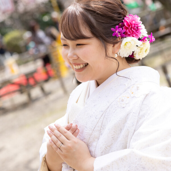 撮影：敦賀市 金崎宮「花換婚」