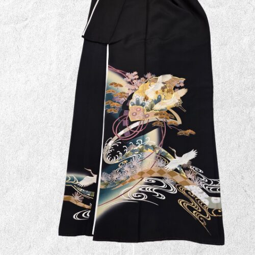 飛鶴に扇(Lサイズ)