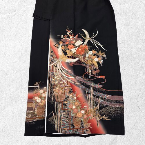 鳳凰に花扇(Lサイズ)