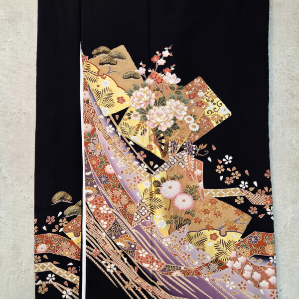 花色紙に熨斗ぼかし