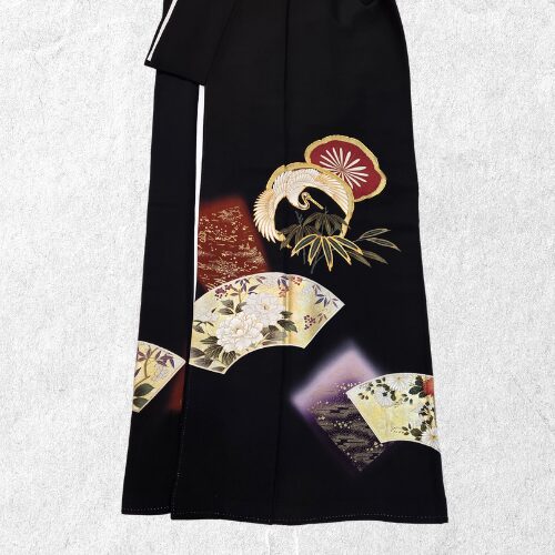 鶴に扇(Mサイズ)