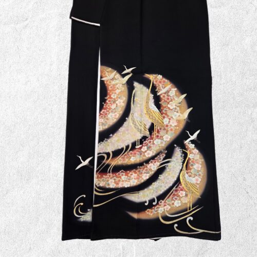 立鶴に梅(Lサイズ)